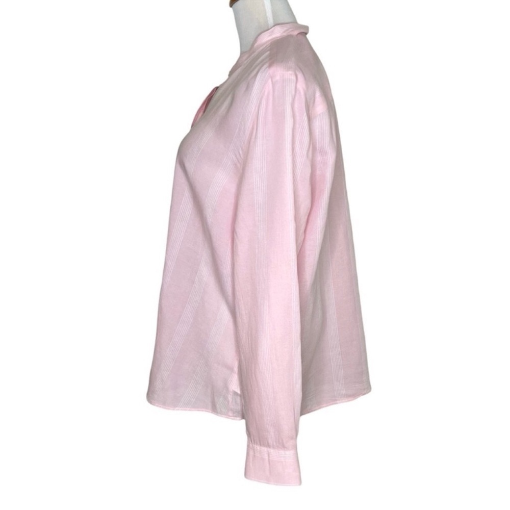 UNTUCKit Light Pink Mandarin Collar Button-Down Shirt - Picture 3 of 8